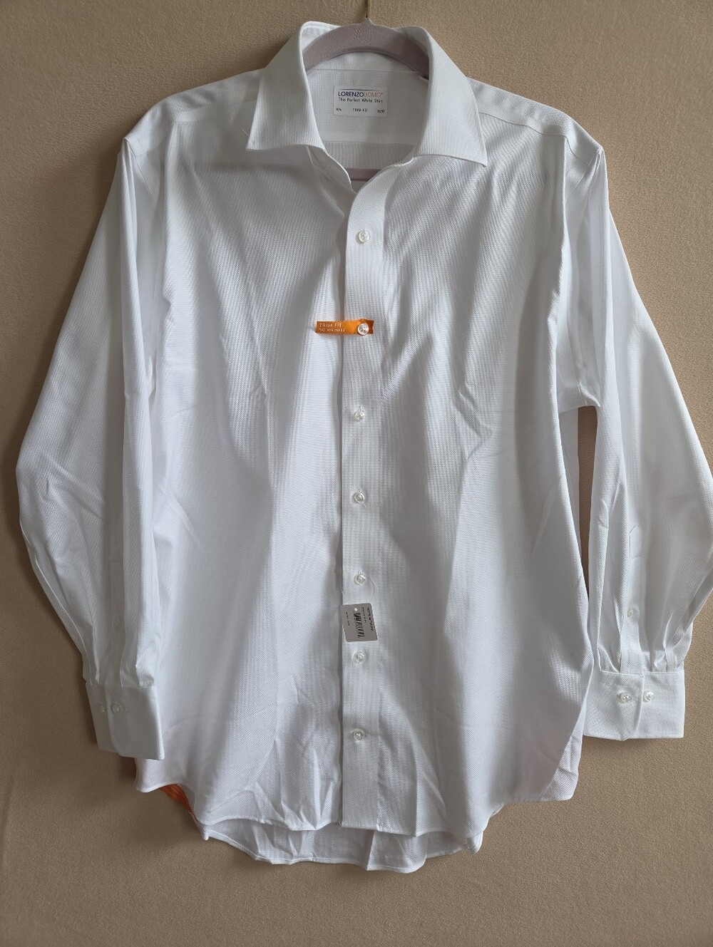 LORENZO UOMO The Perfect White Shirt 16.5 32/33 New